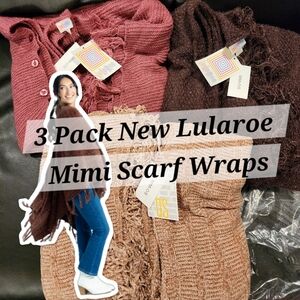 Lularoe Mimi Scarf Sweater Cardigan Wrap Top Small Medium Large New
